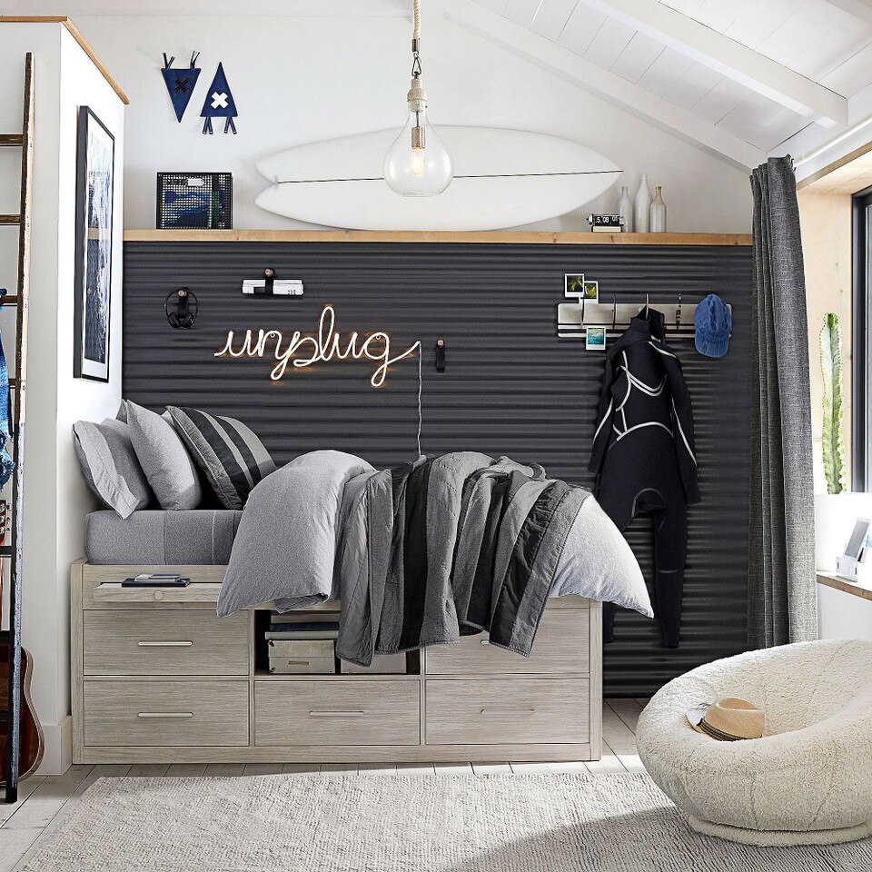 Sherpa Ivory Groovy Swivel Chair Pottery Barn Kids Australia